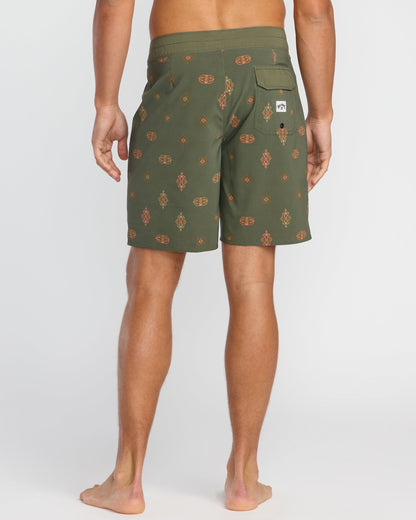 Sundays Pro Performance 19" Boardshorts - Military