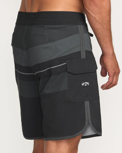 73 Pro Performance 18" Boardshorts - Black