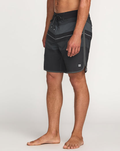 73 Pro Performance 18" Boardshorts - Black