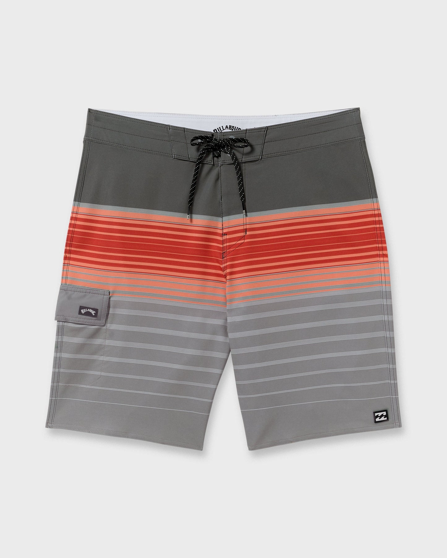 All Day Stripe Pro Performance 20" Boardshorts - Sunset