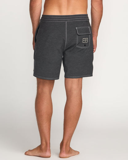 Every Other Day Lo Tide 18" Boardshorts - Black