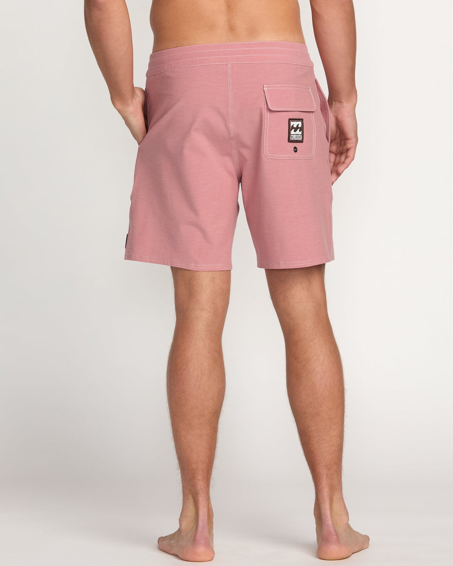 Every Other Day Lo Tide 18" Boardshorts - Dusty Rose
