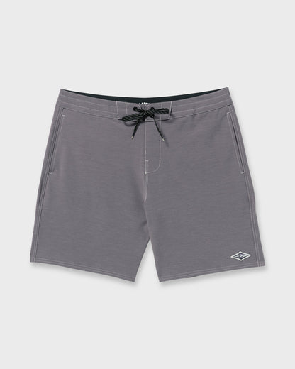 Every Other Day Lo Tide 18" Boardshorts - Gray Violet