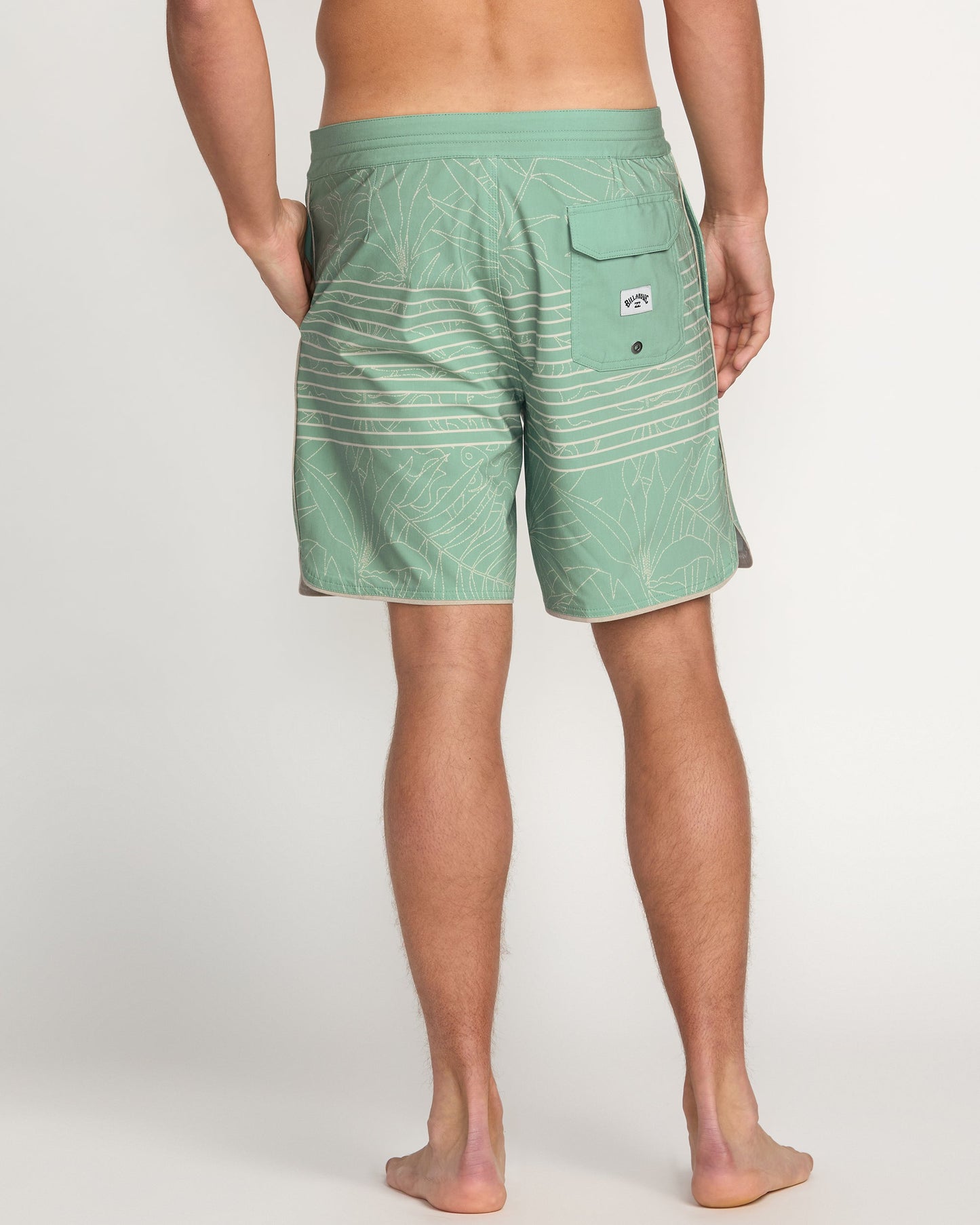 73 Lo Tide 18" Boardshorts - Mist Green