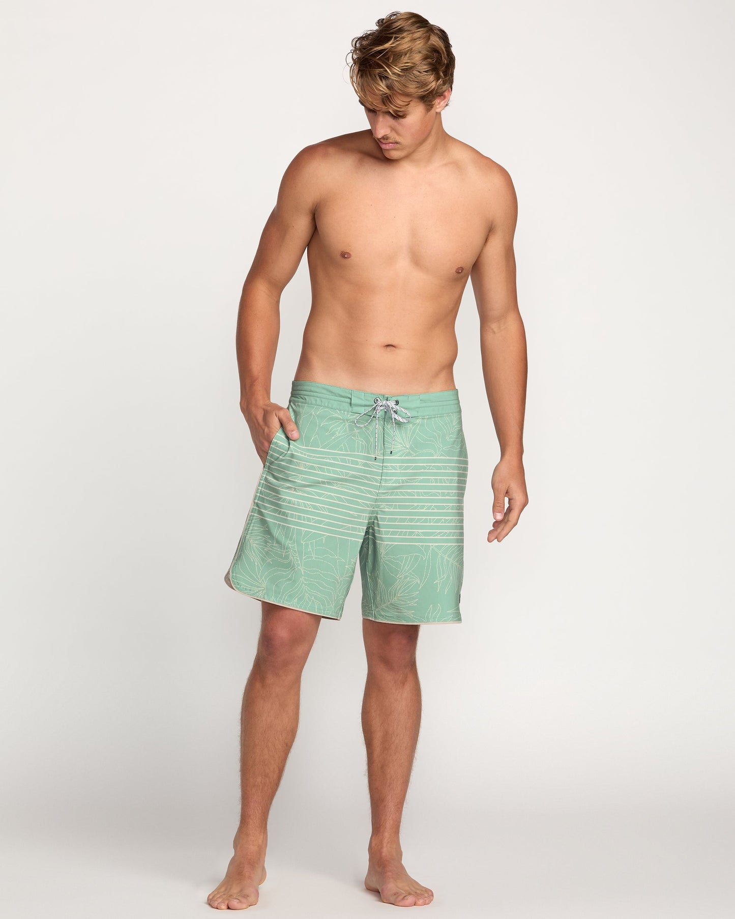 73 Lo Tide 18" Boardshorts - Mist Green
