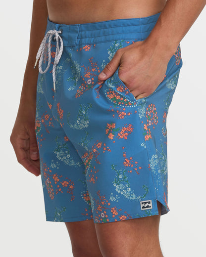Good Times Lo Tide 18" Boardshorts - Bay Blue