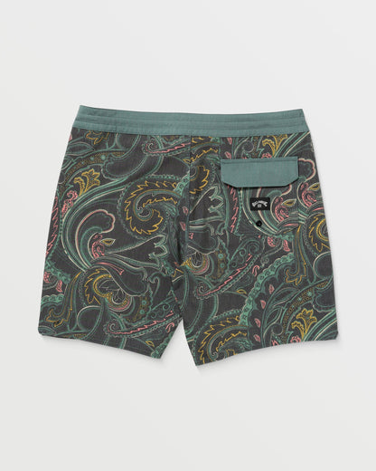 Good Times Lo Tide 18" Boardshorts - Dark Slate