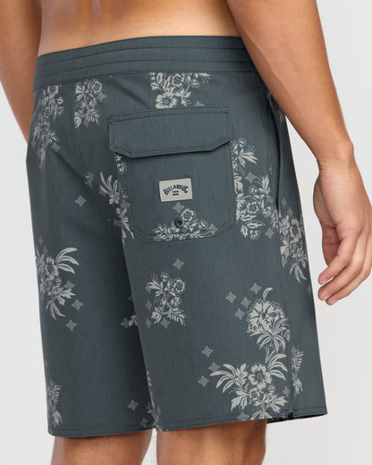 Good Times Lo Tide 18" Boardshorts - Midnight Blue