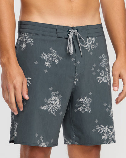 Good Times Lo Tide 18" Boardshorts - Midnight Blue