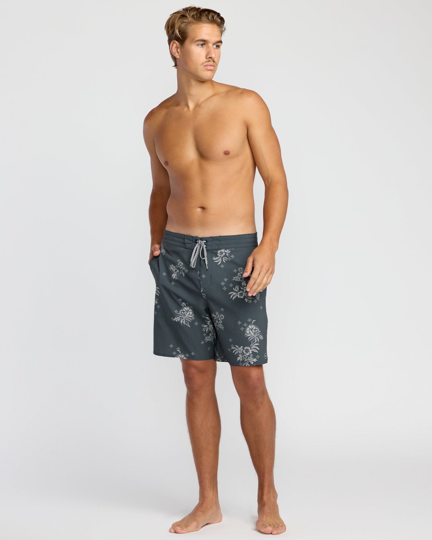 Good Times Lo Tide 18" Boardshorts - Midnight Blue