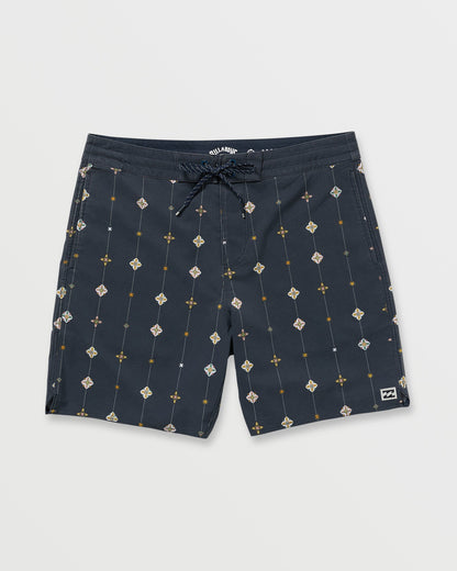 Good Times Lo Tide 18" Boardshorts - Navy