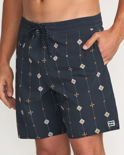 Good Times Lo Tide 18" Boardshorts - Navy