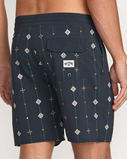 Good Times Lo Tide 18" Boardshorts - Navy