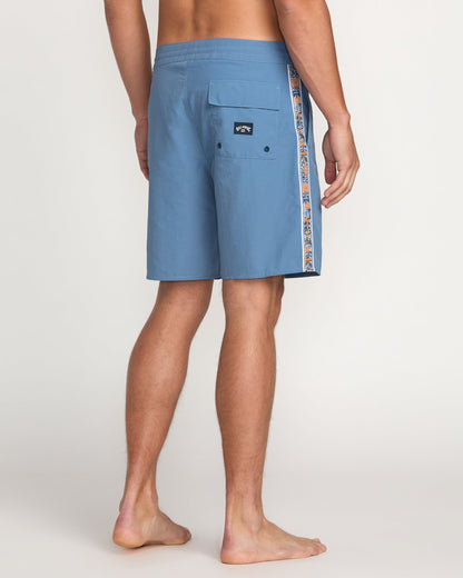 Wategos Lo Tide 19" Boardshorts - Carolina Blue