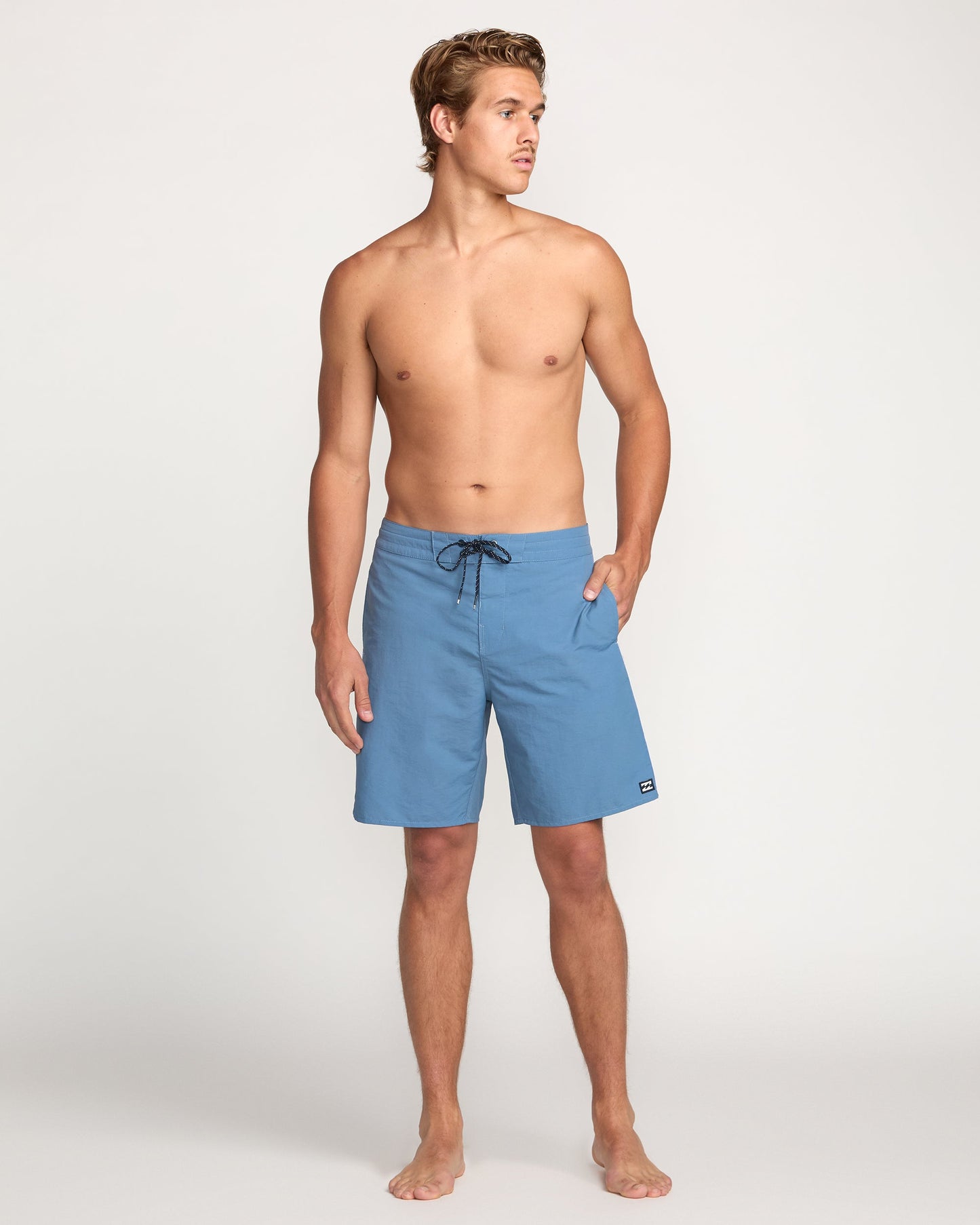 Wategos Lo Tide 19" Boardshorts - Carolina Blue