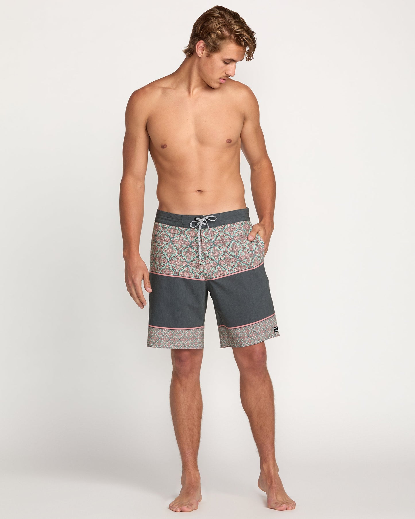 Lowers Lo Tide 19" Boardshorts - Mist Green