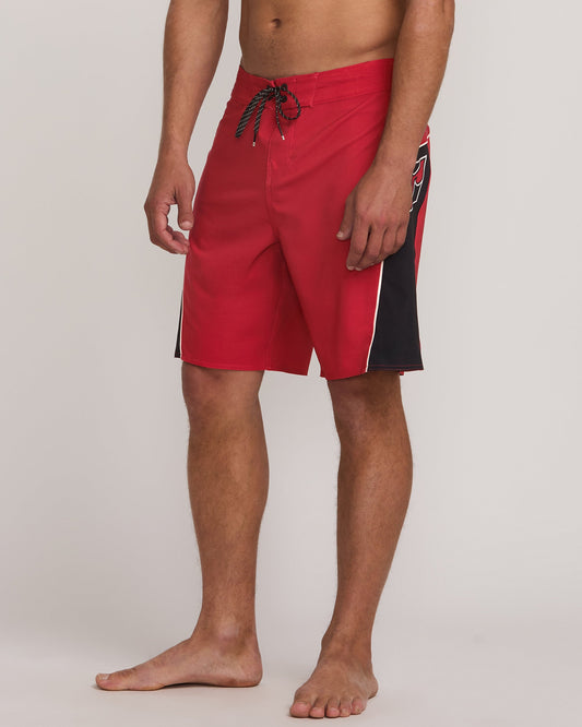 Straddie Pro Performance 20" Boardshorts - Scarlet