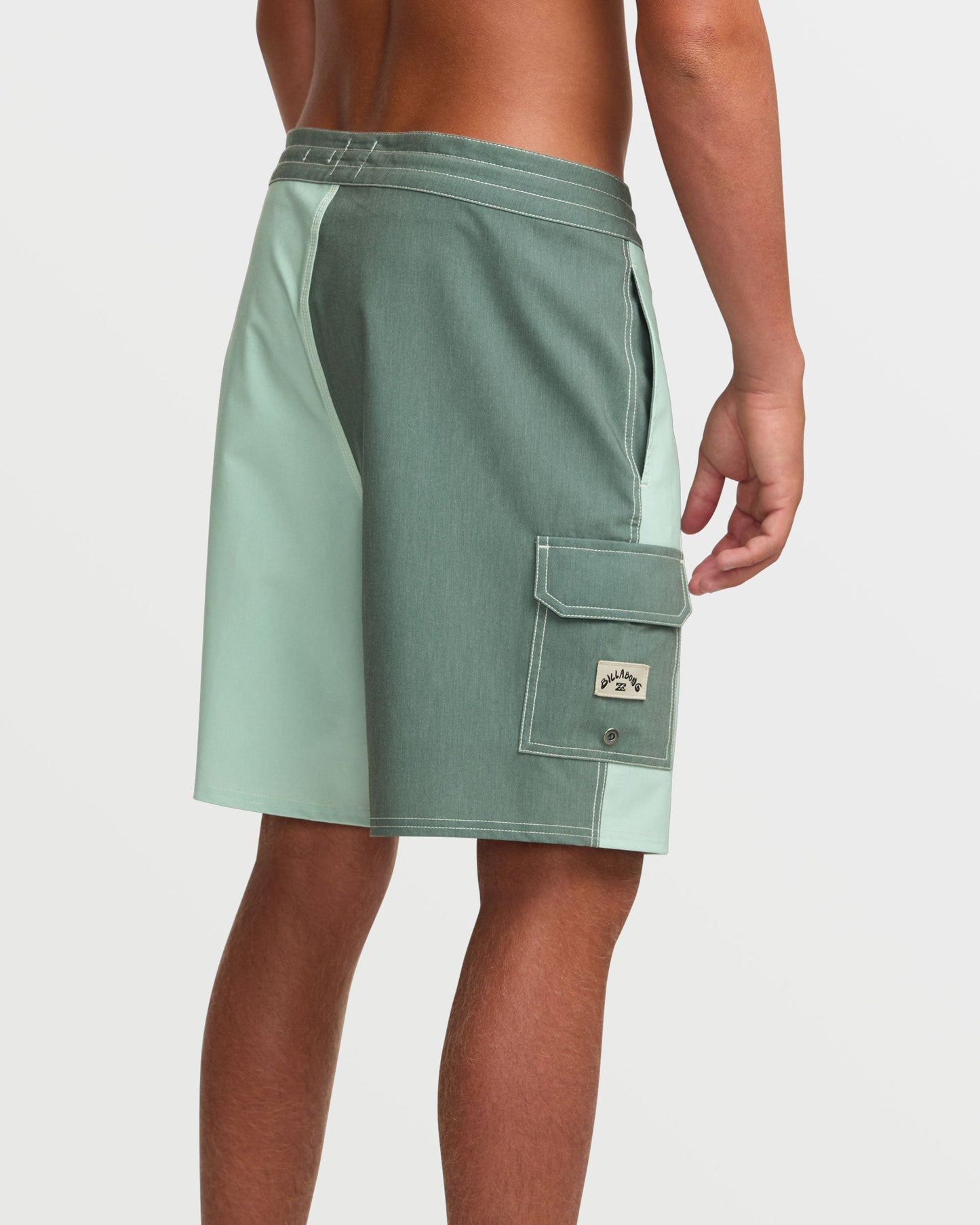 Sunshine Lo Tide 19" Boardshorts - Green Tea