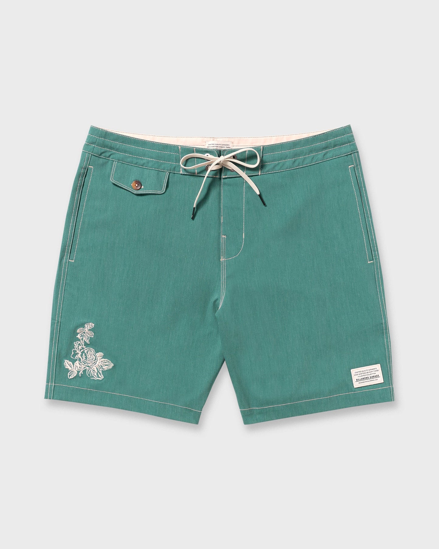Austin Garage Lo Tides Boardshorts - Teal