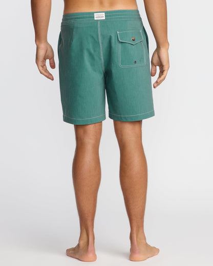 Austin Garage Lo Tides Boardshorts - Teal