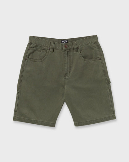 Bad Dog 21" Workwear Shorts - Dark Military