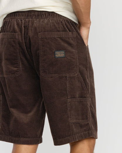 Larry Cord Garage Shorts - Chocolate
