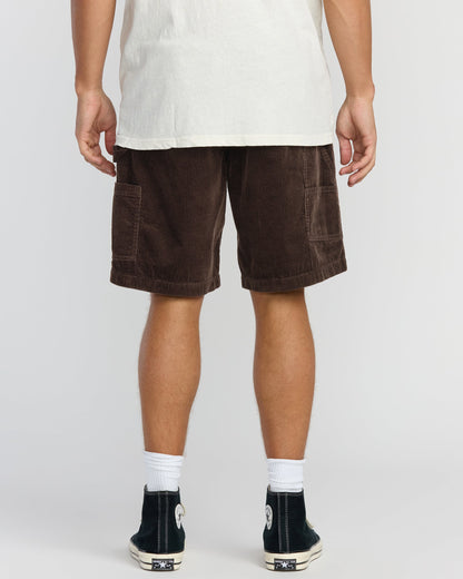 Larry Cord Garage Shorts - Chocolate