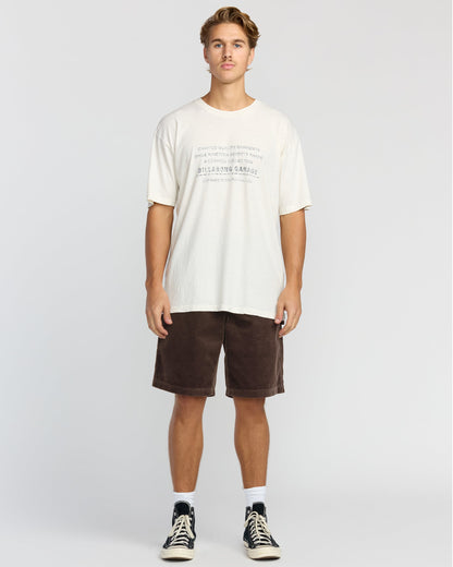 Larry Cord Garage Shorts - Chocolate