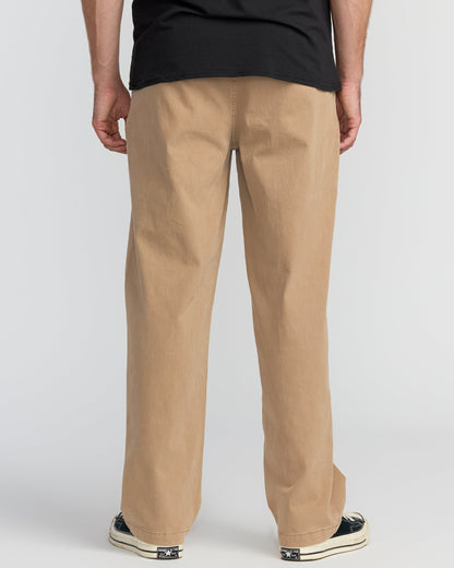 73 Wave Washed Chino Pants - Khaki