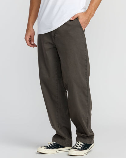 73 Wave Washed Chino Pants - Raven