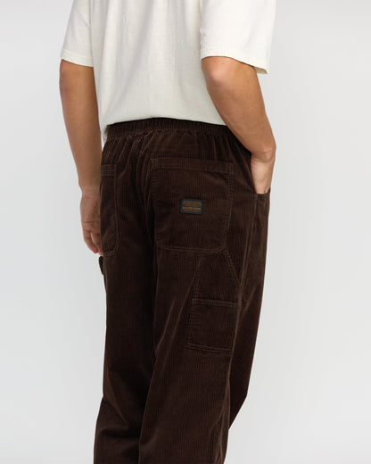 Larry Cord Garage Pants - Chocolate