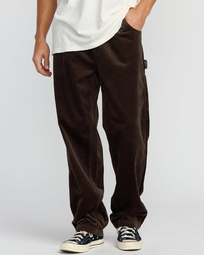 Larry Cord Garage Pants - Chocolate
