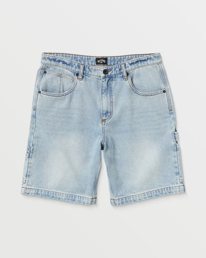 Bad Dog 21" Shorts - Bleached Aqua