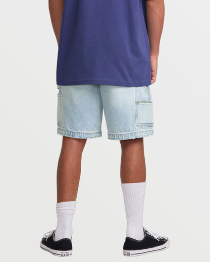 Bad Dog 21" Shorts - Bleached Aqua