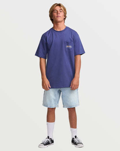 Bad Dog 21" Shorts - Bleached Aqua