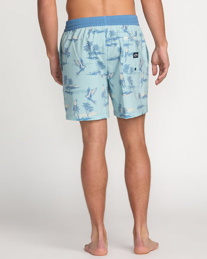 Good Times Laybacks 16" Trunks - Dusty Blue