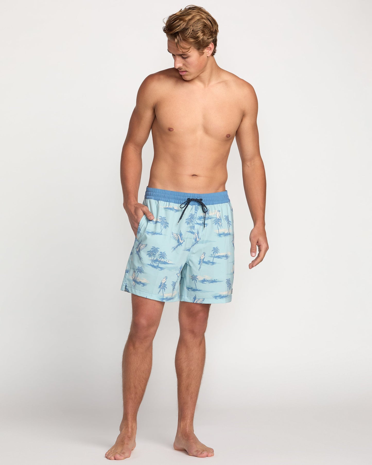 Good Times Laybacks 16" Trunks - Dusty Blue