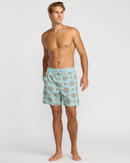 Good Times Layback 16" Trunks - Light Blue