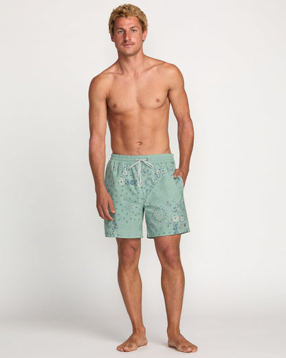 Good Times Laybacks 16" Trunks - Mist Green