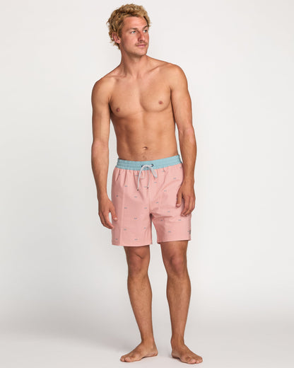 Good Times Laybacks 16" Trunks - Pink Haze