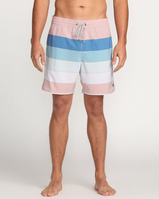 Sandbar Laybacks 17" Trunks - Dusty Pink
