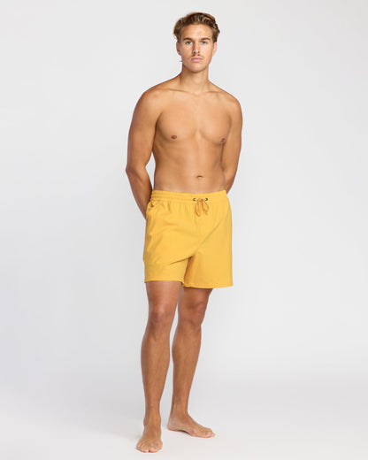 Every Other Day Laybacks 16" Trunks - Dust Yellow
