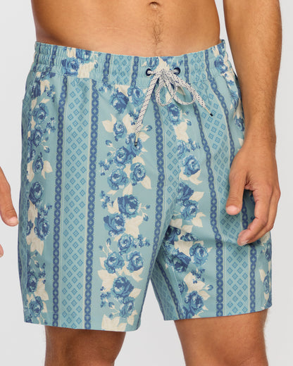 Sundays Laybacks 17" Trunks - Blue Shadow