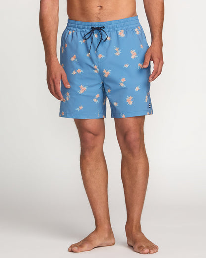 Sundays Laybacks 17" Trunks - Carolina Blue