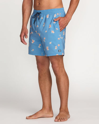 Sundays Laybacks 17" Trunks - Carolina Blue