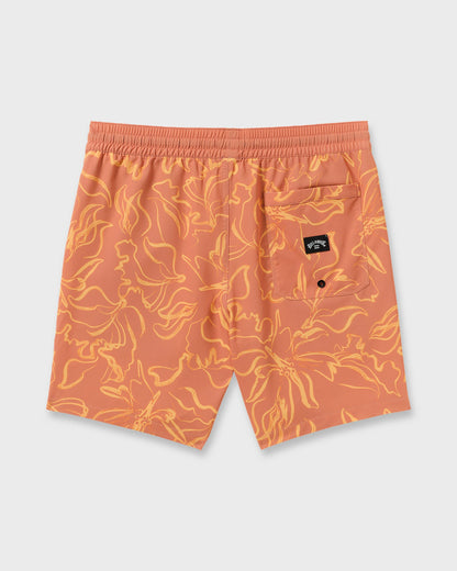 Sundays Laybacks 17" Trunks - Dusty Rose