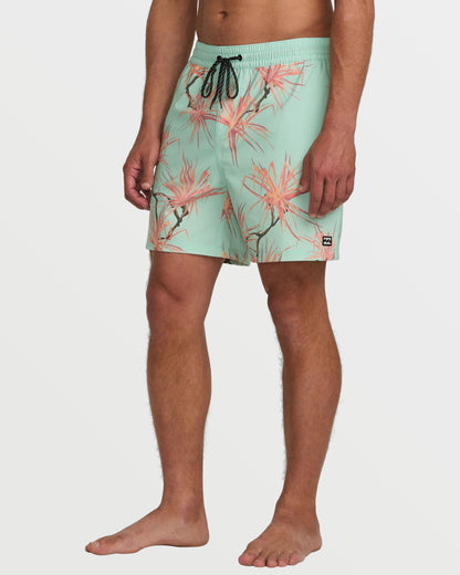 Sundays Laybacks 17" Trunks - Seafoam