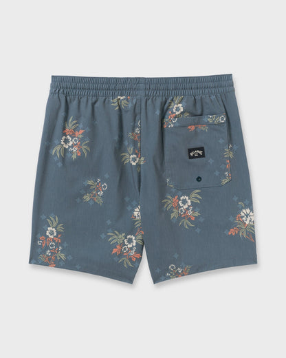 Sundays Laybacks 17" Trunks - Steel Blue