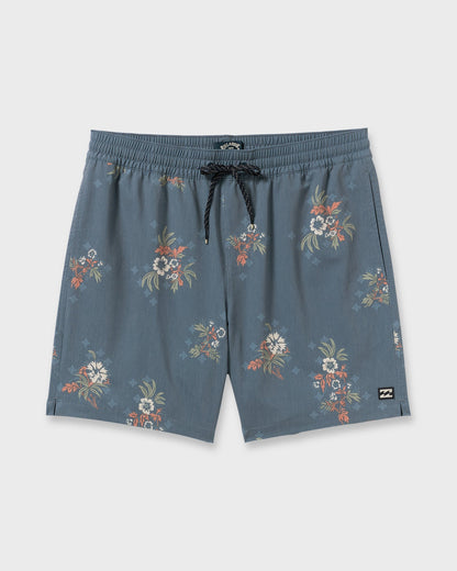 Sundays Laybacks 17" Trunks - Steel Blue