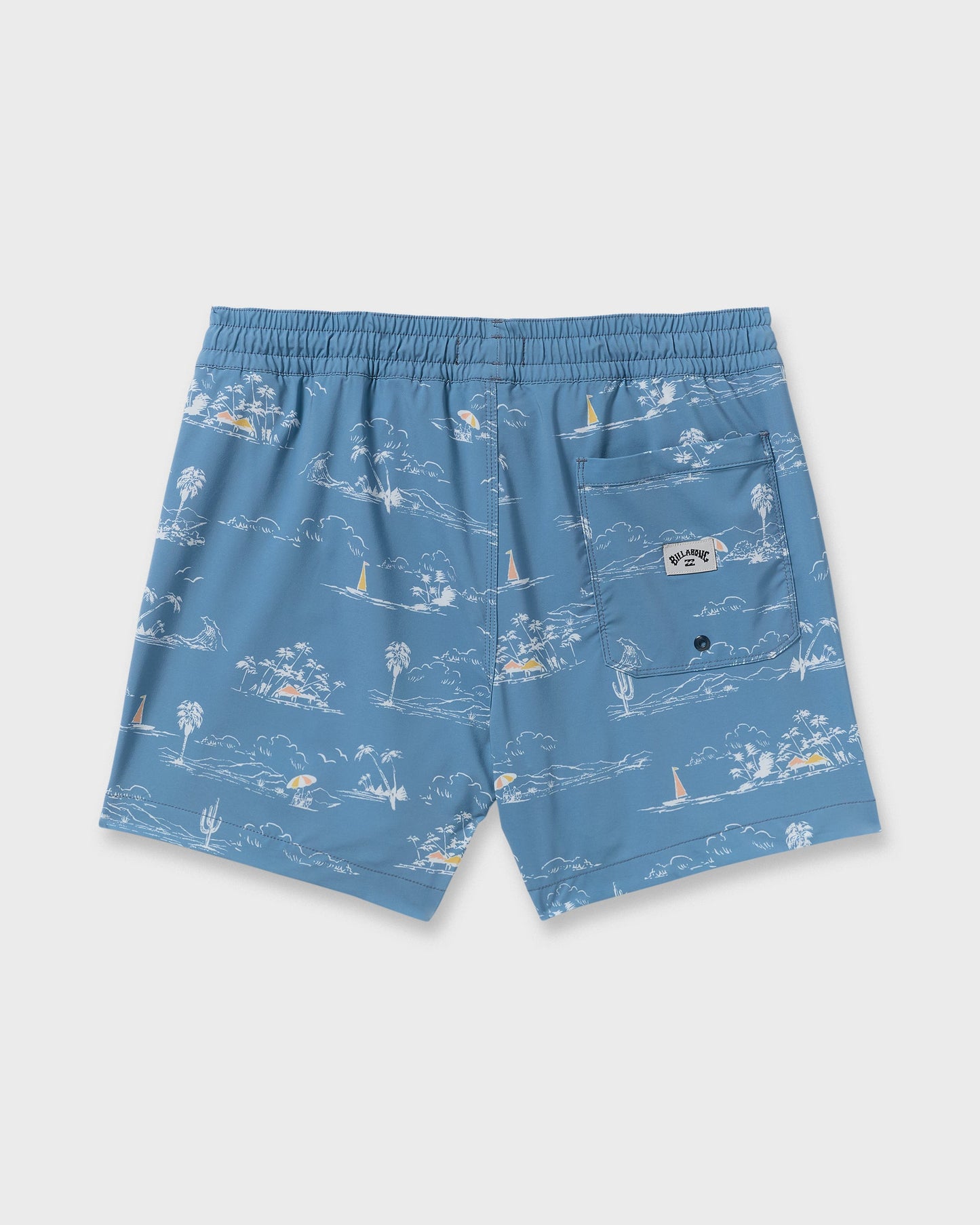 Lineup Laybacks 16" Trunks - Steel Blue